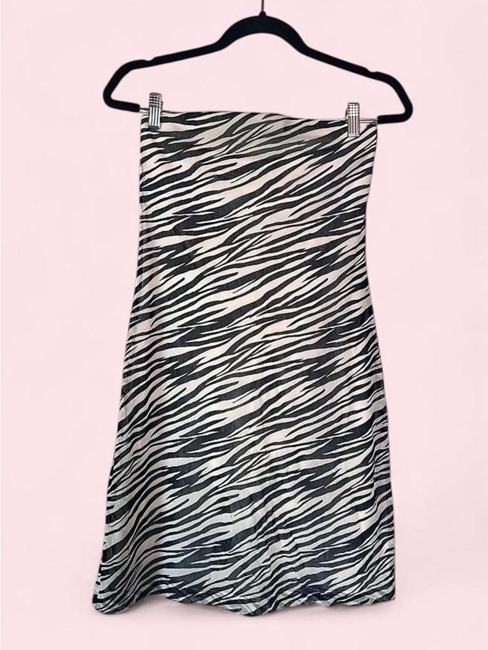 💕 vintage early y2k express zebra mesh mini dress
